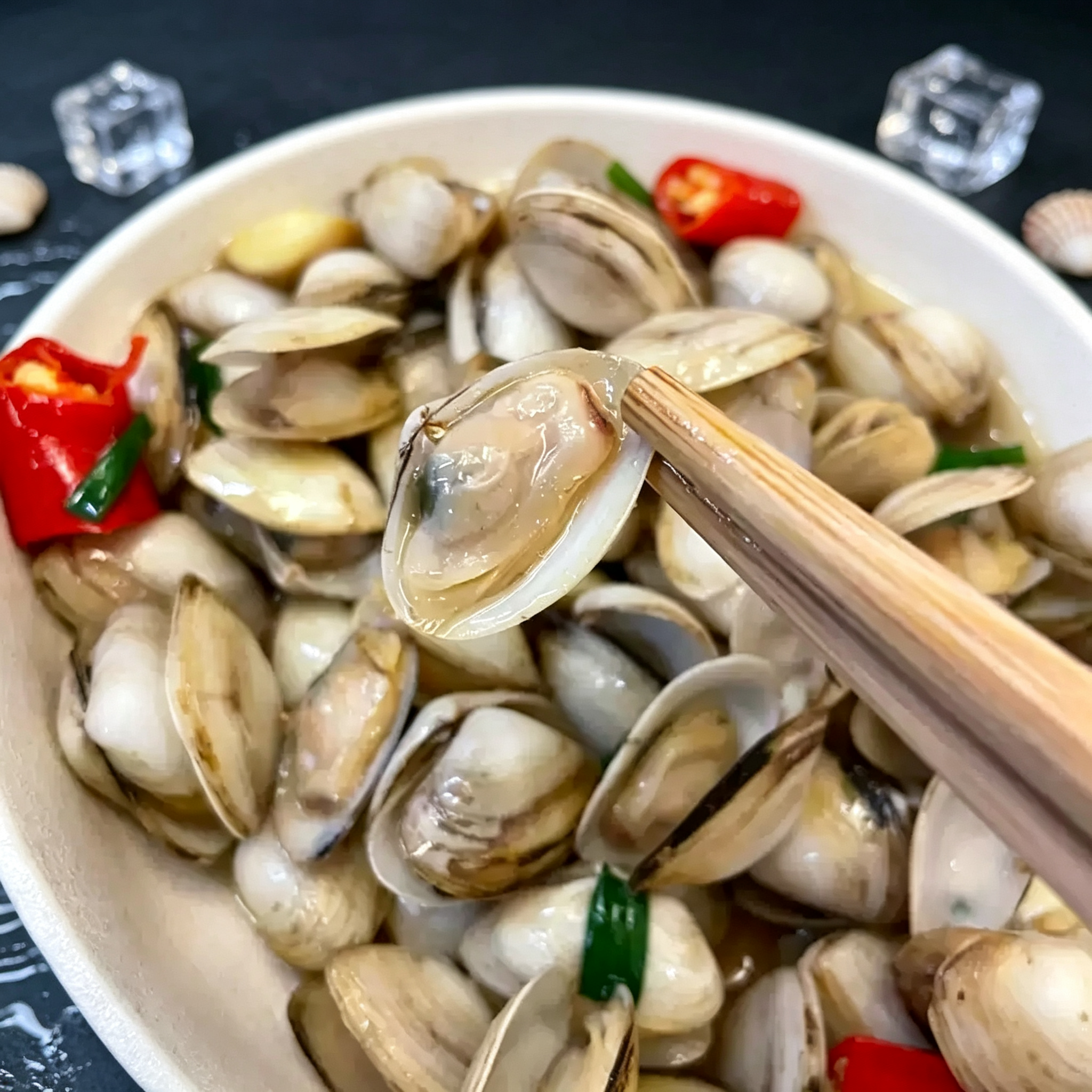 Fresh Live Sea Clams